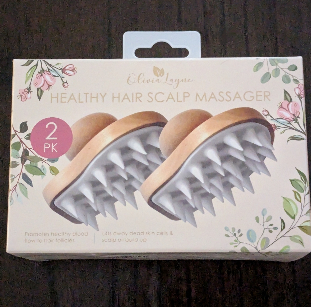 Olivia Layne 2 Pack Scalp Massager